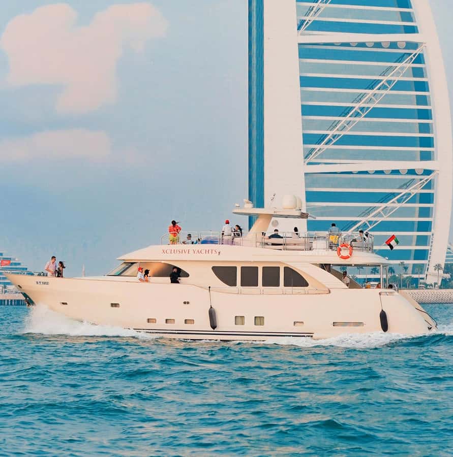 Dubai Harbor: Luxury Yacht Tour with BBQ Options - Evening departures, music, and atmosphere
