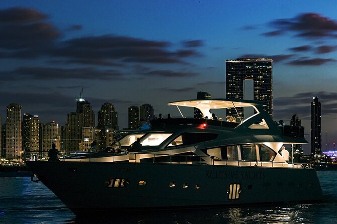 Dubai Harbour Luxury Yacht Tour with BBQ & Drinks - Dubai Marina, the first big view