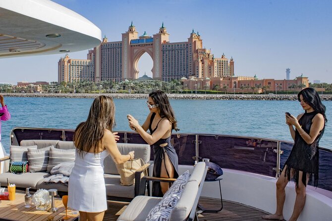 Dubai Harbour Super Yacht Experience with gourmet & Drinks - Dubai Harbour and the coastal skyline