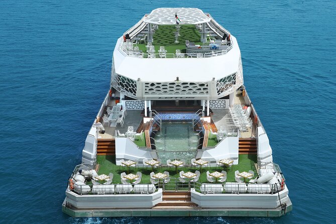 Dubai: Lotus Mega Yacht 3-Hours Dinner Cruise Tour - Dinner: a large international buffet