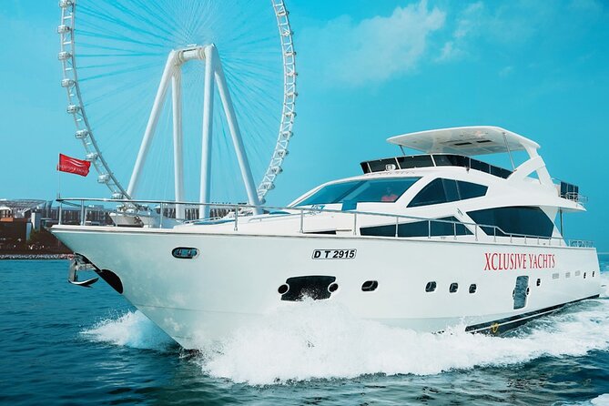 Dubai Marina 1hr Yacht tour with Drinks - Cruising the marina canal