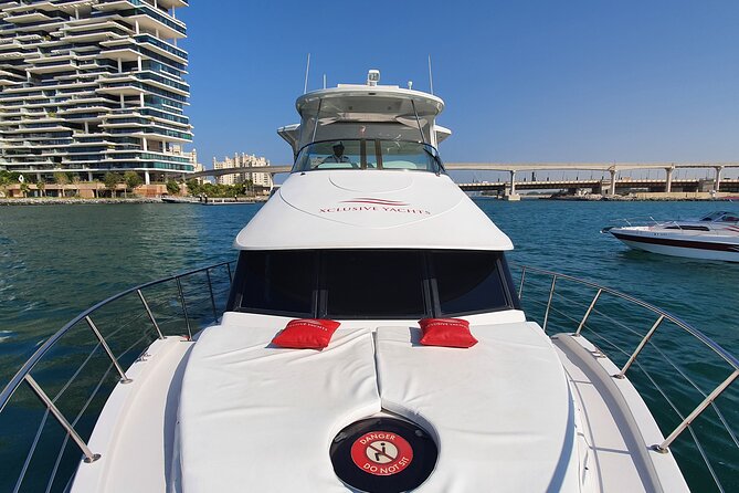 Dubai Marina 1hr Yacht tour with Drinks - Passing JBR’s long waterfront