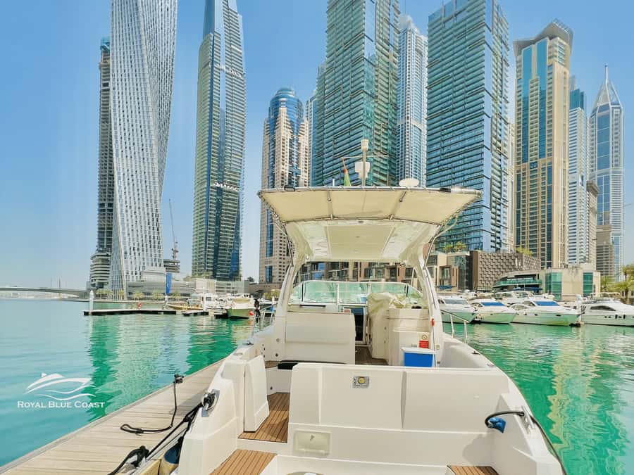 Dubai Marina: 2-Hour Mini Yacht Ride - Burj Al Arab and the return route