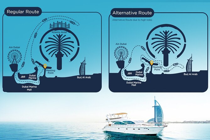 Dubai Marina 2 Hour Sunset Yacht Tour with Alcoholic Drinks - Food, water, soda, and alcohol