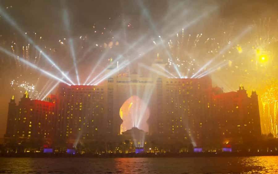 Dubai: New Year Eve Luxury Yacht Fireworks View & BBQ Cruise - Music, fireworks, and the feel of midnight