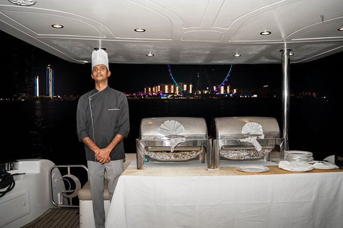 Dubai Night Yacht Party with Canapes and Drinks - What You Will Eat and Drink Onboard
