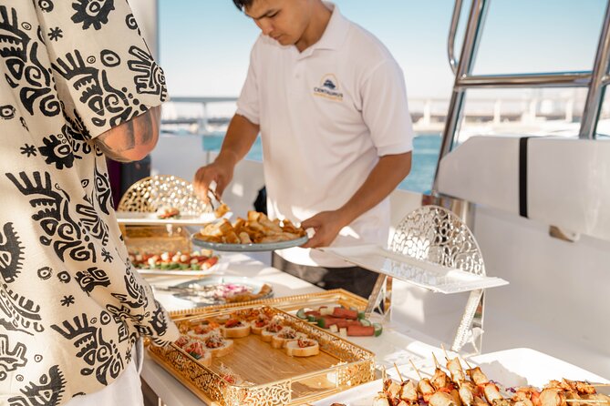 Dubai Night Yacht Party with Canapes and Drinks - Dubai Marina and the First Skyline Views