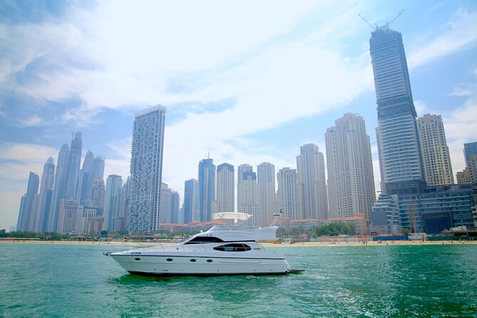 Dubai: Private Luxury Cruise on a Stylish 50FT Yacht. - JBR, Ain Dubai, and Bluewaters Island