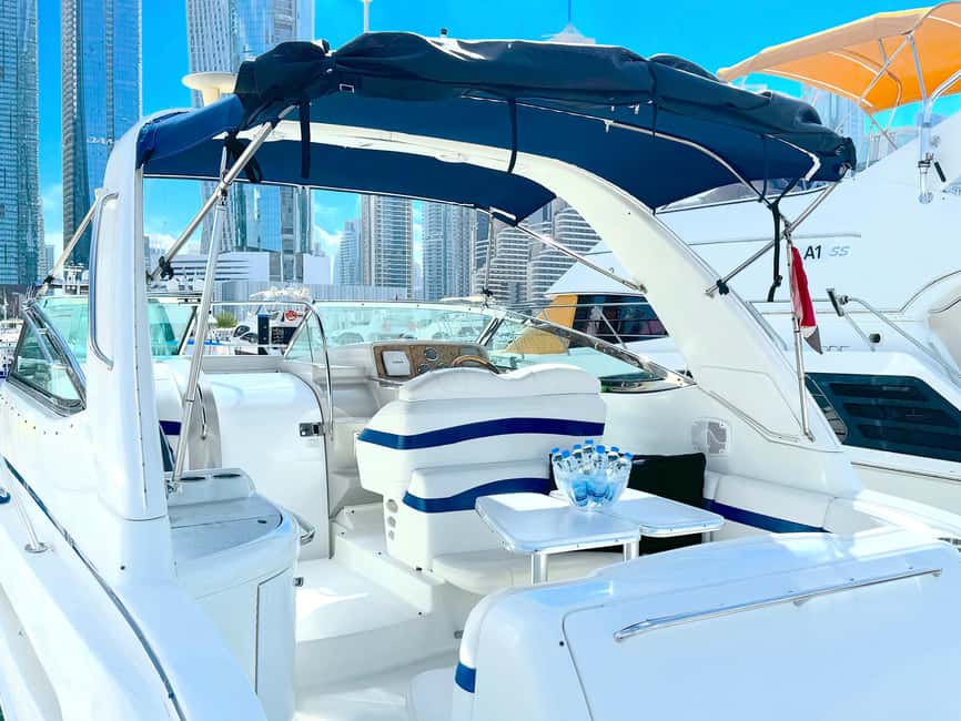 Dubai: Private Yacht Cruise Experience on a Sportsyacht - Two hours to Burj Al Arab or Atlantis