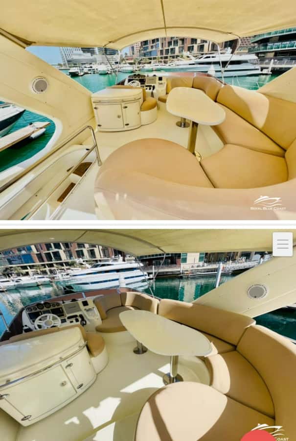 Dubai: Private Yacht Tour 50 feet - The lagoon stop for swimming and music