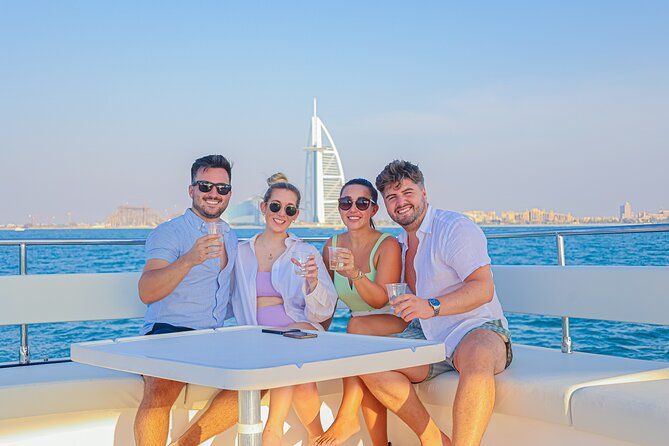 Dubai Waves & Dunes: Luxury Yacht Cruise with Red Dunes Safari - BBQ lunch or dinner on the yacht