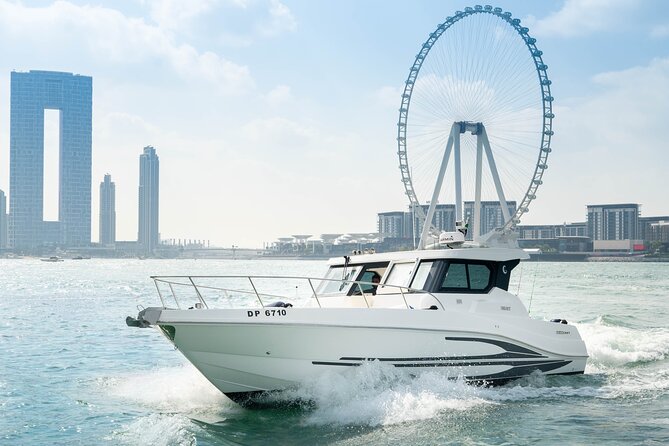 Dubai Yacht Book 36ft Yacht on rent in Dubai up to 10 persons - Setting out from Dubai Harbour Yacht Club