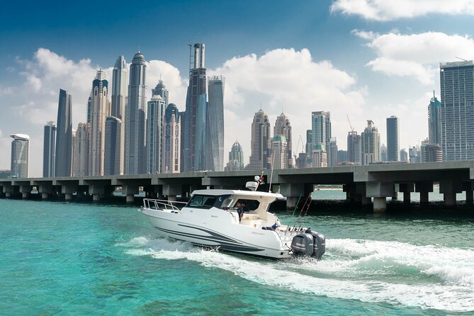 Dubai Yacht Book 36ft Yacht on rent in Dubai up to 10 persons - Fishing equipment adds more than sightseeing