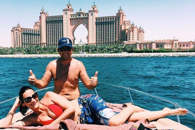Dubai Yacht Sea escape Cruise, Swim, Tan & Sightsee! - Leaving from Marina Gate