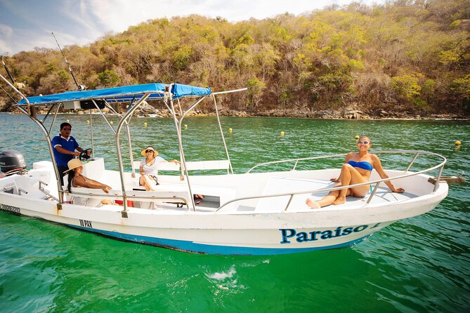 Exclusive 7 bays of Huatulco by Panga Boat or Yacht. - Playa La Entrega, clear water, and El Bufadero