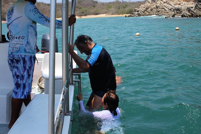 Exclusive 7 bays of Huatulco by Panga Boat or Yacht. - Maguey and El Organo, the long lunch stop