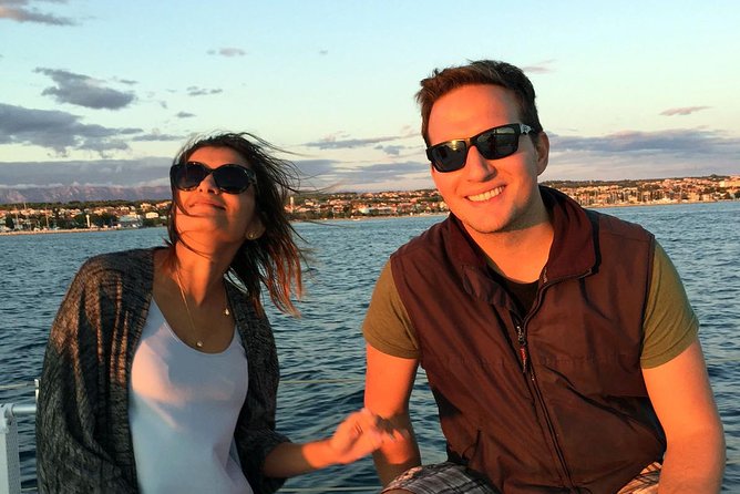 Experience Romantic Sunset Sailing on modern 36ft sail yacht from Zadar - Drinks, snacks, and the onboard fridge