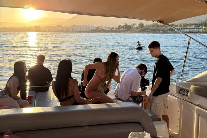 Experience Sunset on Yacht in Marbella - Anchoring for a swim and a little quiet time