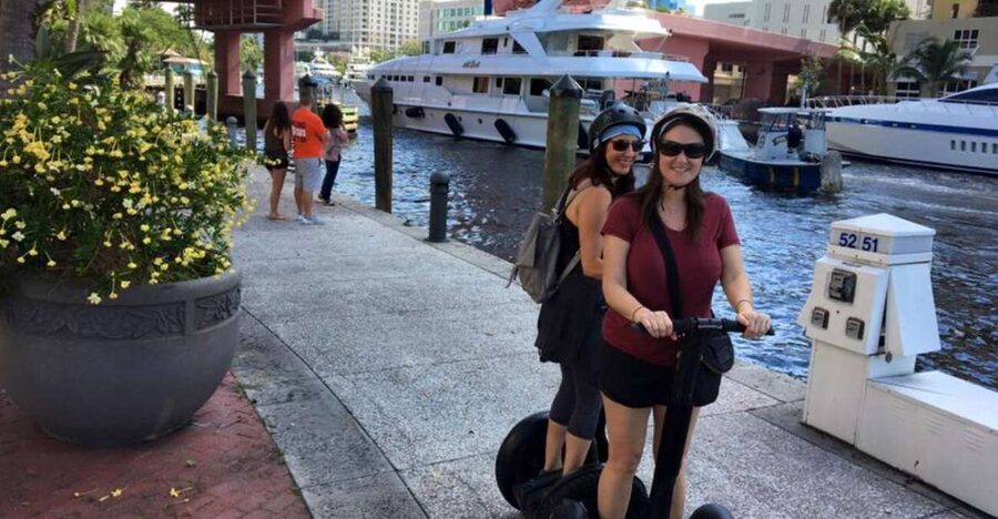 Fort Lauderdale: Famous Yachts and Mansions Segway Tour - The photo stops make the ride more useful