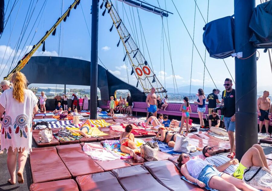 From City of Side and Alanya: Legends and Pirates Yacht Tour - Swimming beside Alanya Castle and Cleopatra Beach