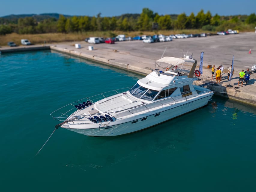 From Corfu: Luxury Yacht Cruise to Sivota and Blue Lagoon - Leaving Lefkimmi Port at 15:30
