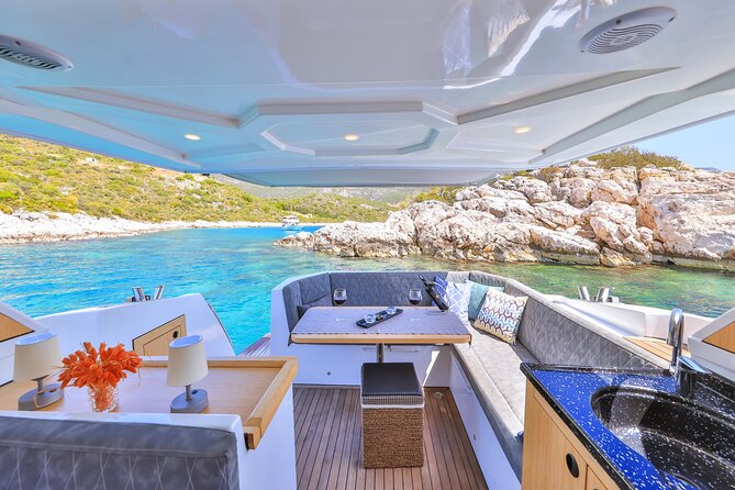 From Kas Private Luxury Yacht Escape - Five Islands Bay and morning coffee