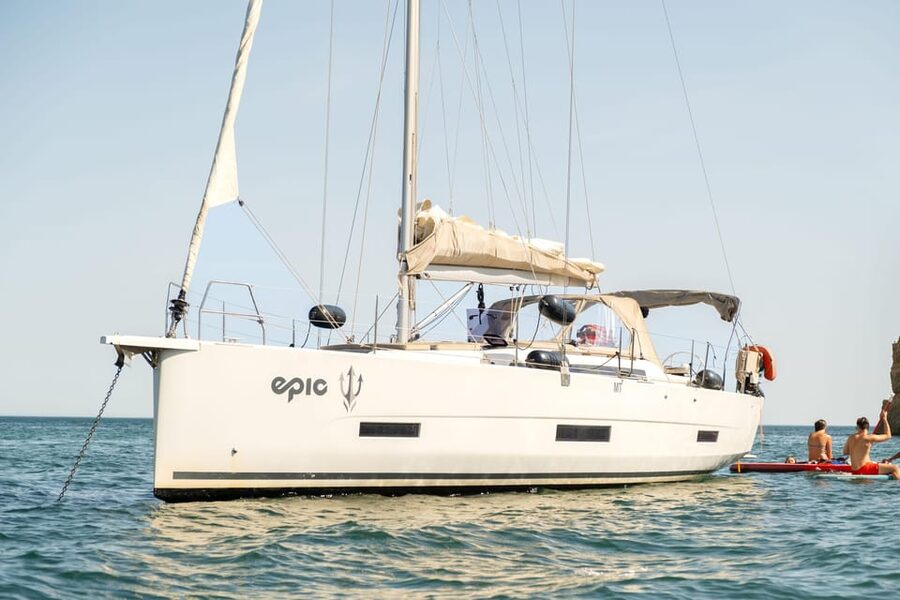 From Lagos: Ponta da Piedade Half-Day Yacht Cruise - Snorkeling in clear Algarve water