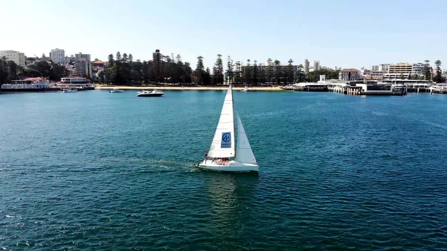 From Manly: Sydney Harbour Hands-On Taster Yacht Cruise - Finding Manly Sailing at the waterfront