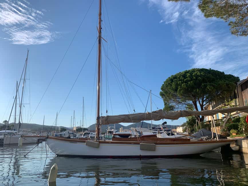 From Port Grimaud: Half-Day Classic Yacht Sailing Experience - Comfort, seasickness, and what to pack