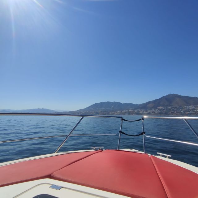 Fuengirola: Fantastic Dolphin Watching Yacht Tour with Drink - Searching for dolphins in open water