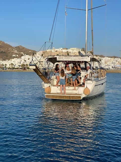 Full Day Naxos Exploration Yacht Tour - A seven-hour day on a 51-foot sailing yacht