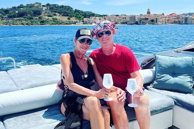 Full Day Private Yacht Charter on our Pershing 40 in Saint Tropez - Pampelonne Beach, film history, and a livelier shore