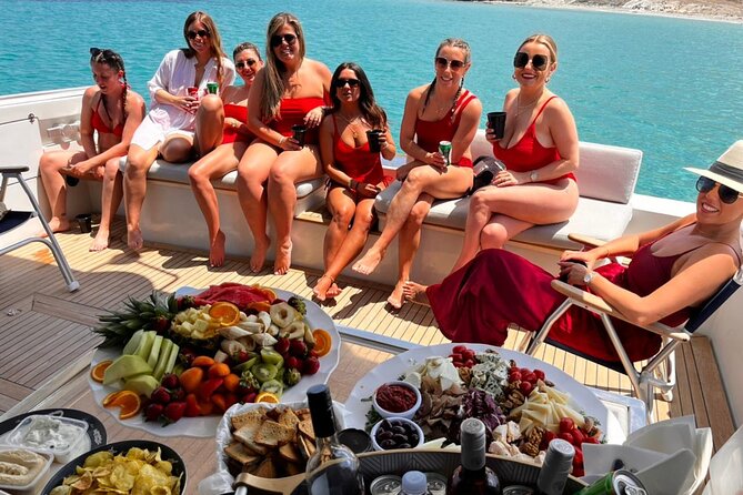 Full Day Private Yacht Cruise in Mykonos on a Ferretti Altura 52s - Meeting at Mathios Tavern