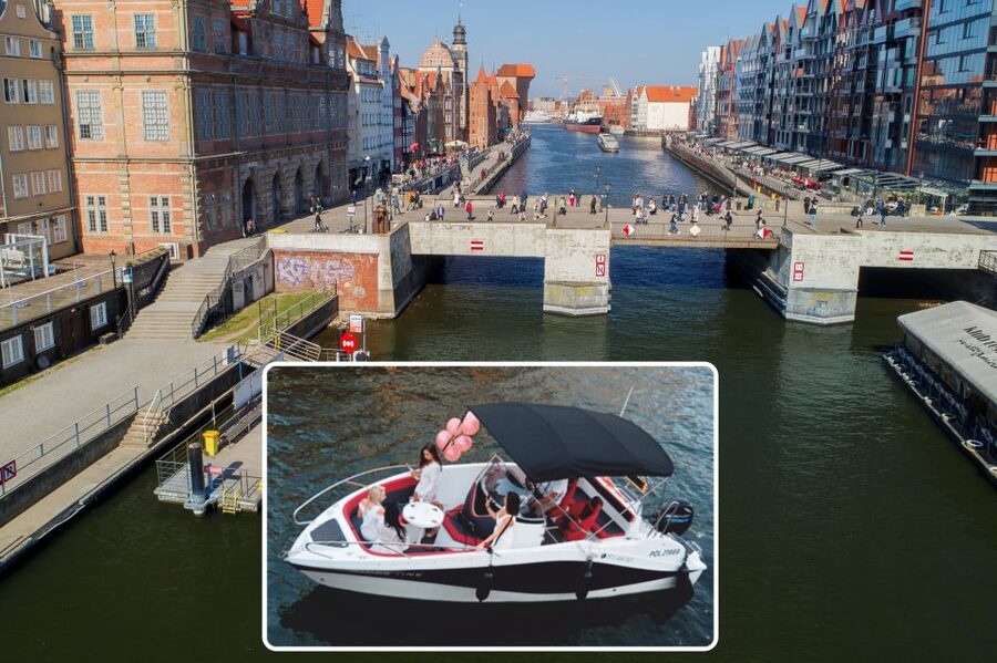 Gdańsk: Motlawa River Yacht Cruise - Ołowianka Island, Granary Island, and the castle remains