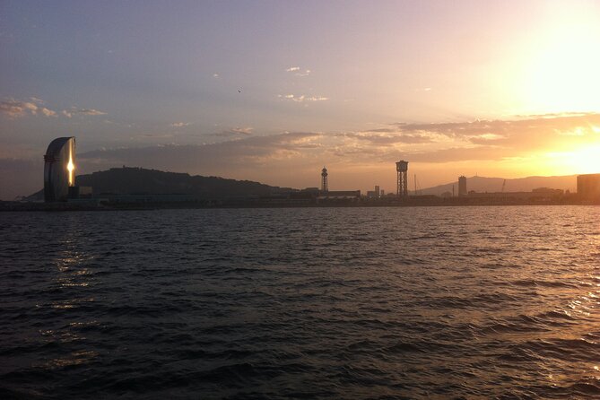 Guided Private Yacht Tour in Barcelona Spain - A distant look at the Gothic Quarter