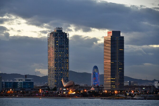 Guided Private Yacht Tour in Barcelona Spain - Cava, music, and a Spanish snack service
