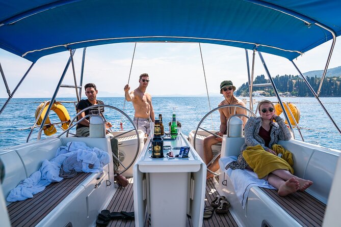 Guided Sailing Yacht Trip in Corfu Island - Nisaki and the blue cave