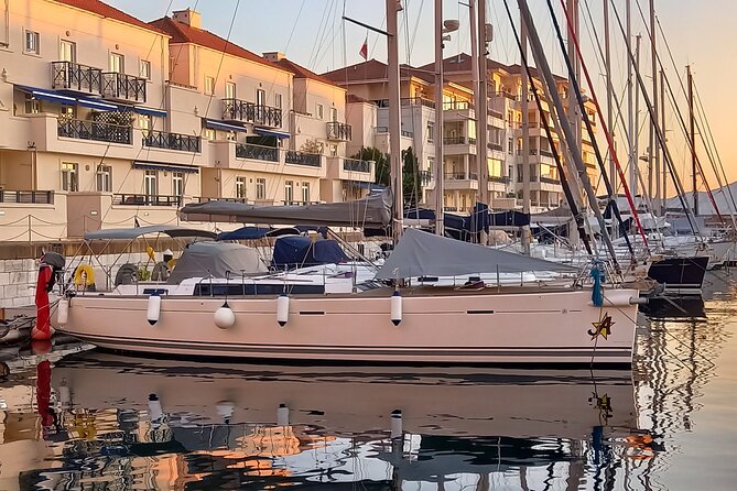 Half day charter on private sailing yacht in Gibraltar - The anchor stop for swimming and lunch
