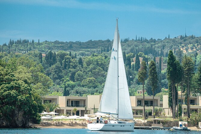 Half Day Cruise on a Sailing Yacht in Corfu Island - Swimming at Strogylo, Barbati, Kalami, and Kerasia