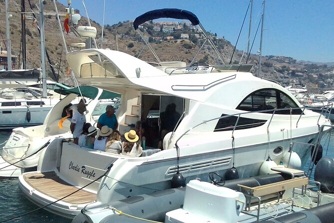Half-Day Luxury Motor Yacht Cruise in Granada - Sailing toward La Cantarrijan beach