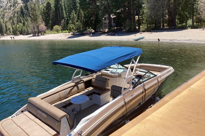 Half Day Luxury Yacht Class Tour on Lake Tahoe 4.5 hours - Cruising from Tahoe Keys toward Emerald Bay