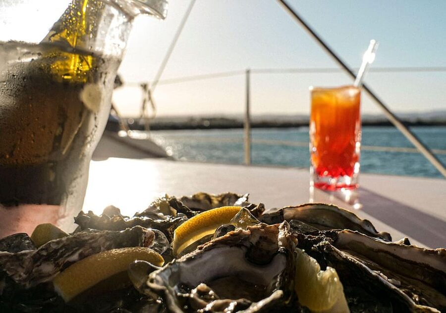 Half-day Private Sailing Yacht Experience in Tavira - The optional Algarve seafood tasting