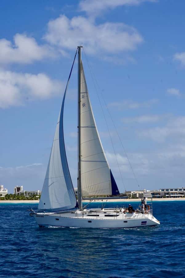 Half-Day Sailing Yacht Adventure in Sal Island - 3 hours - The optional swim and snorkeling stop
