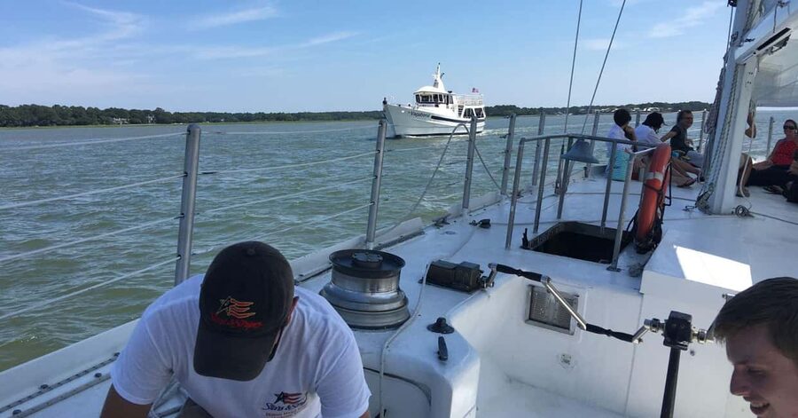 Hilton Head Island: America’s Cup Sailing Yacht Cruise - Watching for dolphins and island views