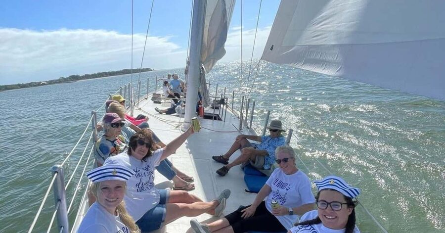 Hilton Head Island: America’s Cup Sailing Yacht Cruise - Arriving below the Harbour Town Lighthouse