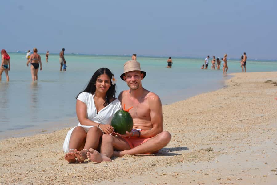 Hurghada: Elegance Yacht Cruise To Orange bay Island W lunch - Snorkeling over Red Sea coral