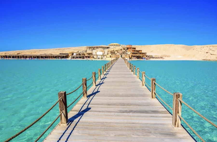 Hurghada: Elegance Yacht Cruise To Orange bay Island W lunch - Orange Bay gives the day its postcard moment