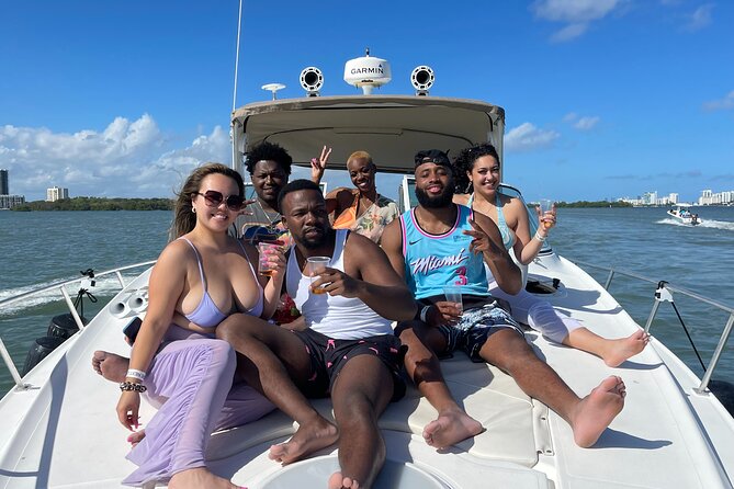 Island Fun Yacht Rental in Miami Beach - Inside The 40-Foot Cruiser