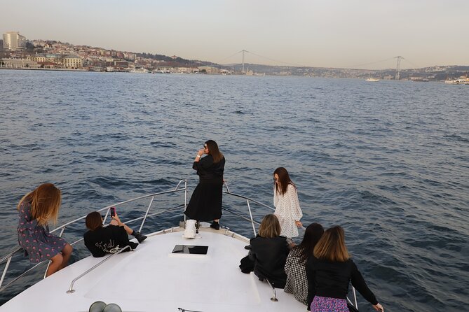Istanbul Bosphorus Sunset Cruise on a Luxurious Yacht - Sunset, music, blankets, and refreshments