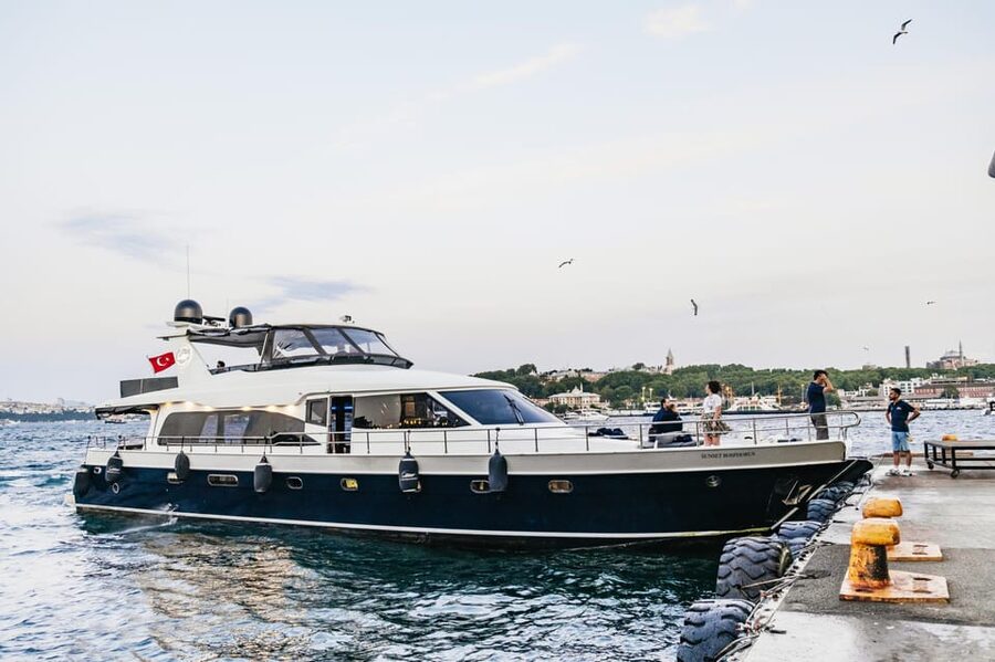 Istanbul: Bosphorus Sunset Cruise on a Luxury Yacht - Bridges, waterfront neighborhoods, and the European shore